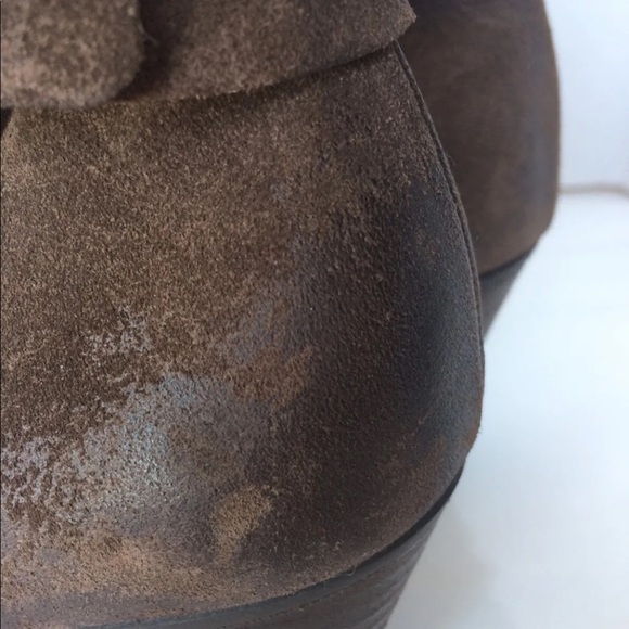 COPY Paul Green Dallas Brown Nubuck Leather Ankle Boot 6 - Picture 12 of 12